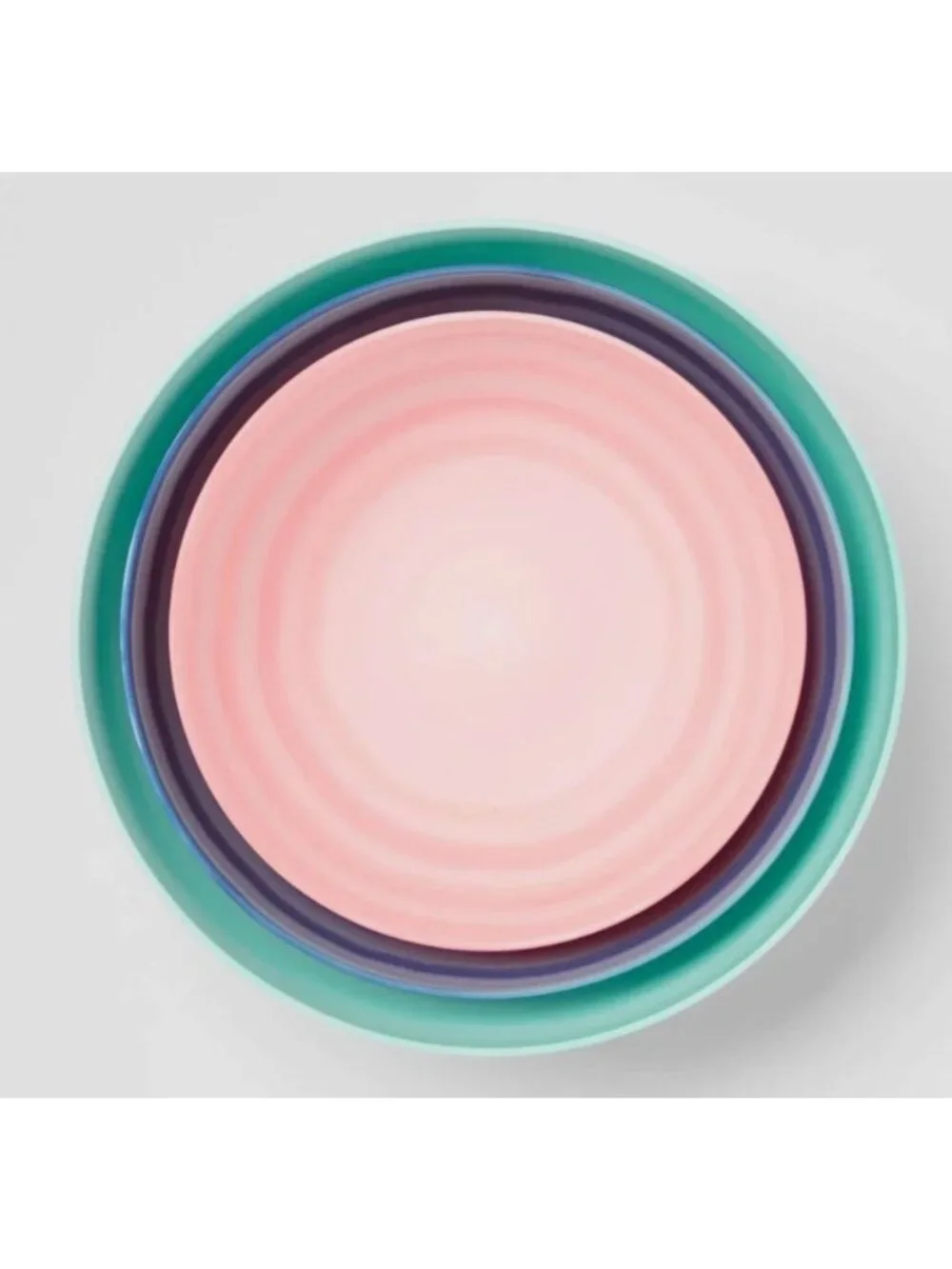 Sun Squad Packable Serving Bowl Set With Lids BPA-Free Dishwasher-Safe 3-Piece M